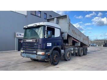 Camion basculantă Scania 114 - 340 (STEEL SUSPENSION / EURO 2 / 8X4 / 12 TIRES / MANUAL GEARBOX): Foto 1