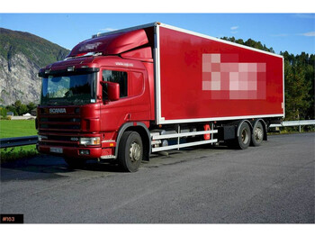 Camion furgon Scania 124G 6x2 Box truck. EU-approved until 07.07.2023.: Foto 1