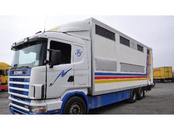 Camion transport animale Scania 124 6X2 400: Foto 1