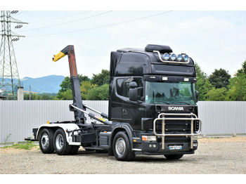Camion cu cârlig Scania 164 L - 480 Abrollkipper 5,30m* Top Zustand!: Foto 1