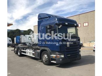 Camion transport containere/ Swap body Scania G480: Foto 1