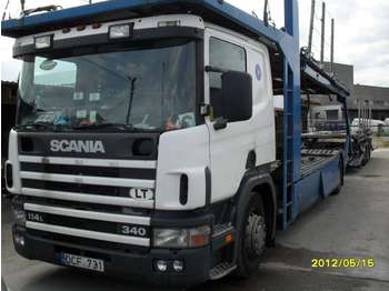 Camion transport auto Scania P114LB: Foto 1