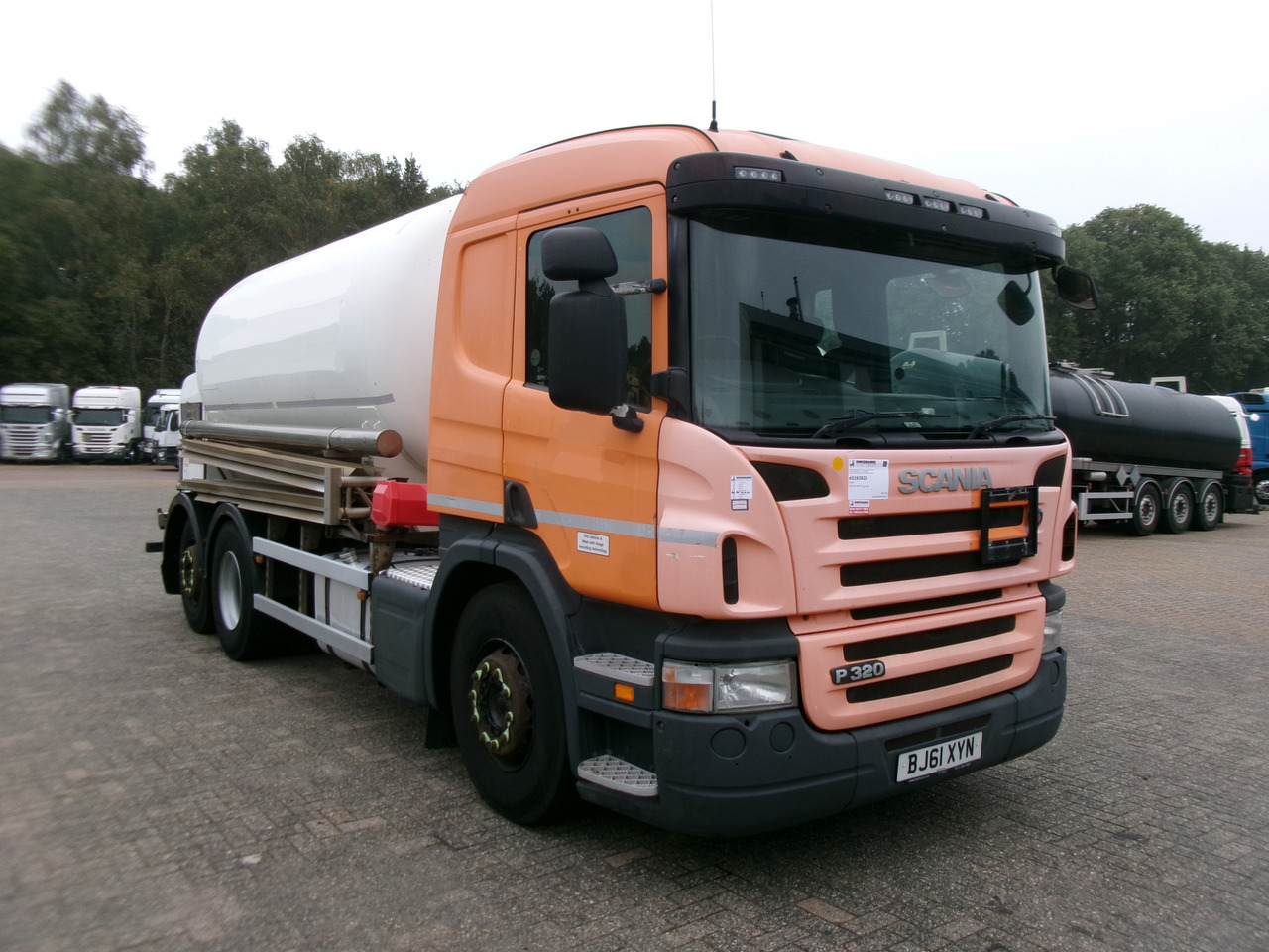 Camion cisternă pentru transport de gazelor Scania P320 6X2 RHD Argon gas tank 9.4 m3: Foto 2
