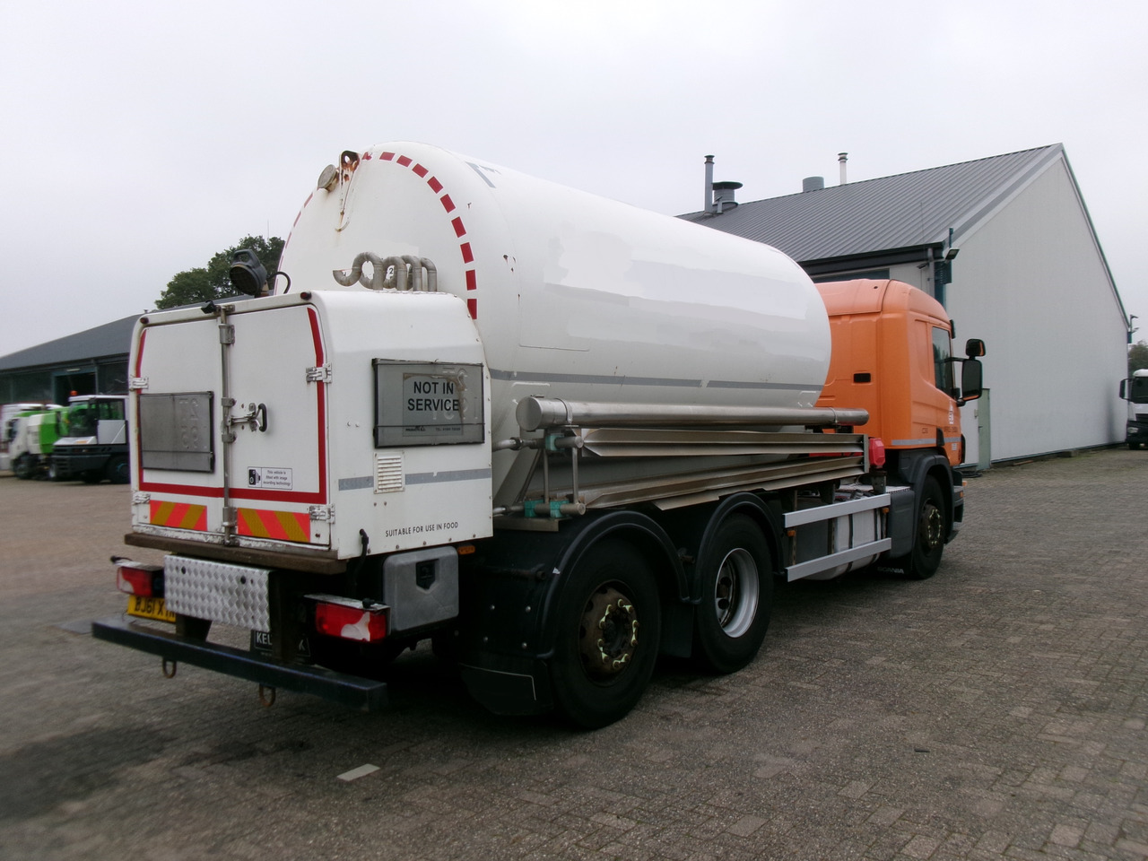 Camion cisternă pentru transport de gazelor Scania P320 6X2 RHD Argon gas tank 9.4 m3: Foto 3
