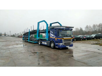 Camion transport auto Scania P450+EUROLOHR 1.22 EVOLUTION: Foto 1