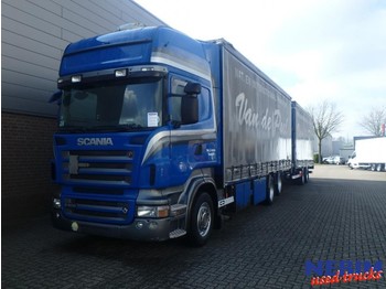 Camion cu prelată Scania R500 V8 Euro 5 6x2 + VanHool Trailer: Foto 1