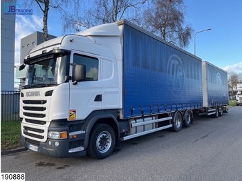 Camion cu prelată Scania R 450 6x2, EURO 6, Through-loading system, Combi: Foto 1
