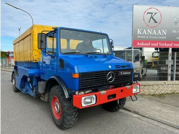 Camion transport containere/ Swap body Unimog 427 RuthmannNiederflurhubwagen SeilwindeMIETKAUF: Foto 1