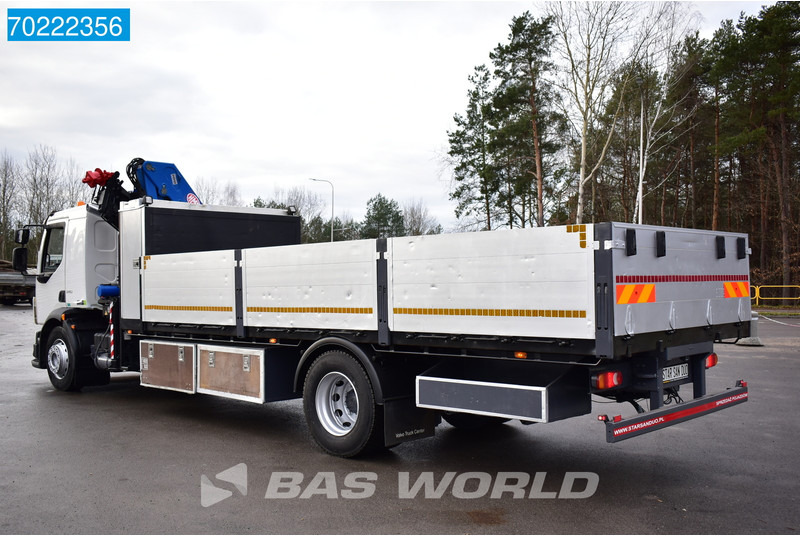 Camion platformă, Camion cu macara Volvo FL 240 4X2 HMF1560 K3 Kran Crane Manual Euro 4: Foto 15