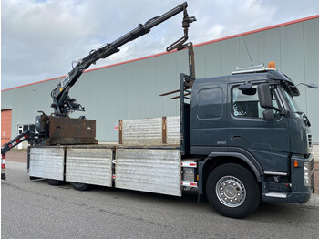 Camion platformă, Camion cu macara Volvo FM330 6x2 EURO 5 Lift en Stuur-as, Kennis 16.000: Foto 1