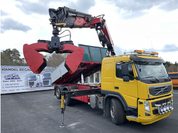 Camion basculantă, Camion cu macara Volvo FM 380 6x2*4,Tipper + FASSI 235 AXP, 2011: Foto 1