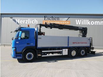 Camion platformă, Camion cu macara Volvo FM 400, 6x2, Lift/Lenk, HIAB 185 K Heckkran: Foto 1