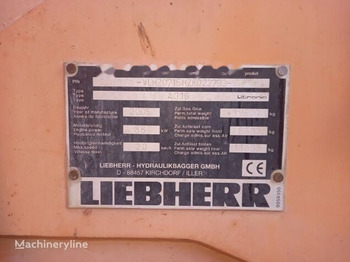 Excavator pe roţi LIEBHERR A 316