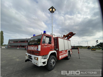 Steyr 4WD Fire Truck, Palfinger PK7000 Crane, Manual Gearbox, Front Winch, Generator, Light Tower (German Reg. Docs. Service History and Manuals Available) - Autospeciala de stins incendii