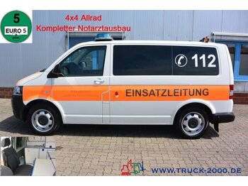 Ambulanță Volkswagen T5 2.0 TDI 4x4 4Motion Binz Notarzt-Rettung 1.Hd: Foto 1