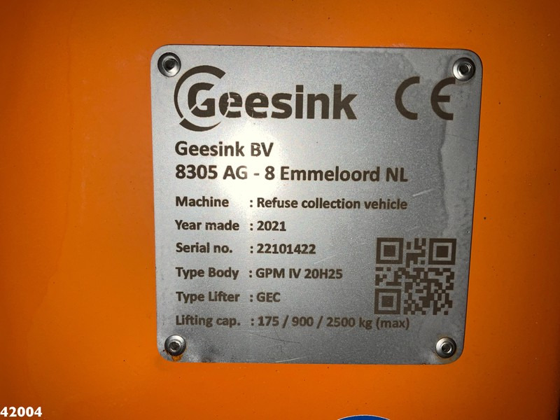 Autogunoiere Volvo FM 340 Geesink 20 m³ Welvaarts weighing system: Foto 10