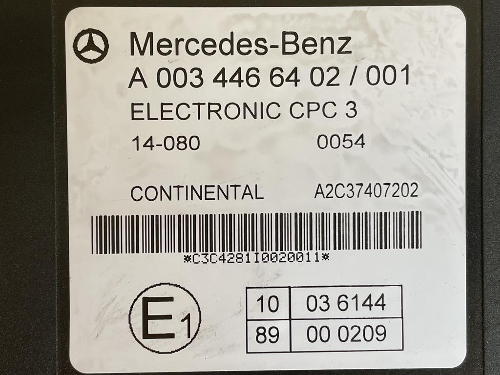 Calculator de bord pentru Camion MERCEDES-BENZ ACTROS MP4 CPC3 - A 003 446 6402: Foto 3