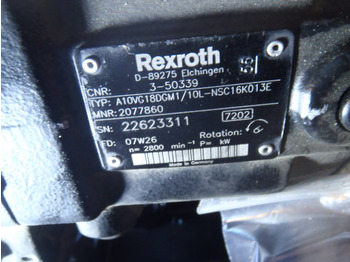 Pompa hidraulica pentru Utilaje constructii Rexroth A10VG18DGM1/10L-NSC16K013E -: Foto 3