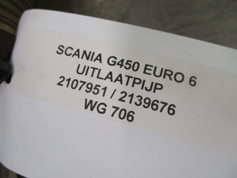 Sistem de evacuare pentru Camion Scania G450 2107951 / 2139676 UITLAATPIJP EURO 6: Foto 2