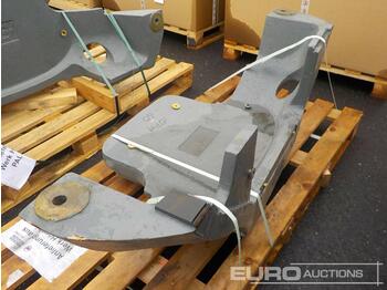 Piesă de schimb pentru Excavator Unused Counter Weight, Wacker Neuson 38Z3: Foto 1