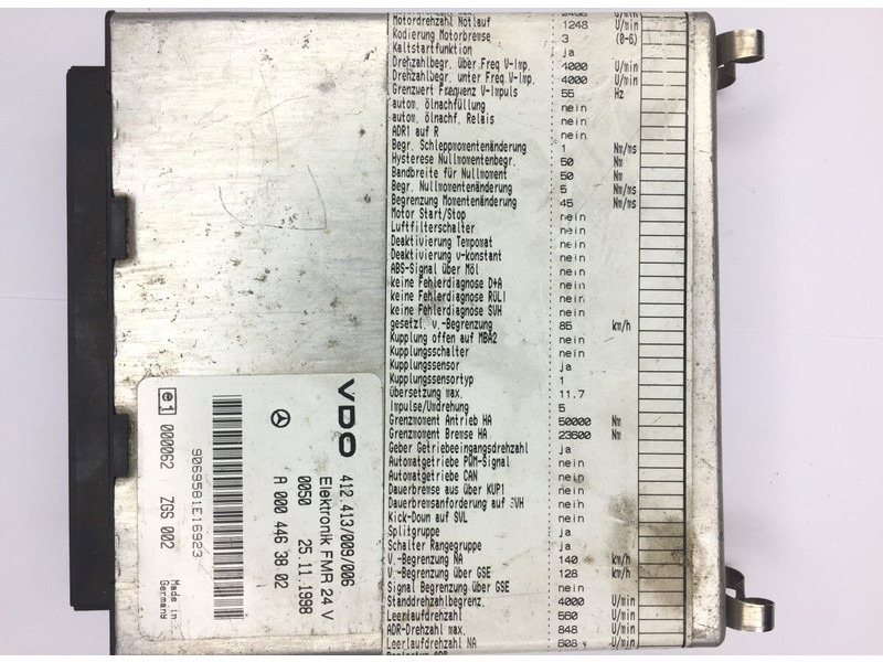 Calculator de bord VDO Actros MP1 1840 (01.96-12.02): Foto 5