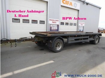 Remorcă transport containere/ Swap body Hilse 2 Achs Abroll + Absetzcontainer BPW 1.Hand: Foto 1