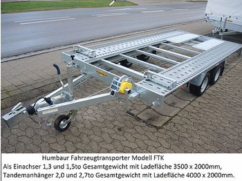 Remorcă transport auto nou Humbaur - FTK274020 Fahrzeugtransporter Autotransporter: Foto 1