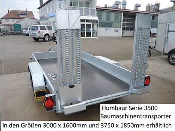 Remorcă nou Humbaur - HS253718 Baumaschinentransporter mit Auffahrbohlen: Foto 1