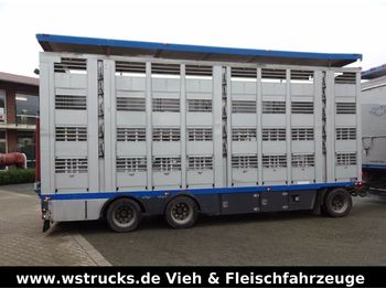 Remorcă transport animale Menke 4 Stock Ausahrbares Dach  Vollalu Typ 2: Foto 1