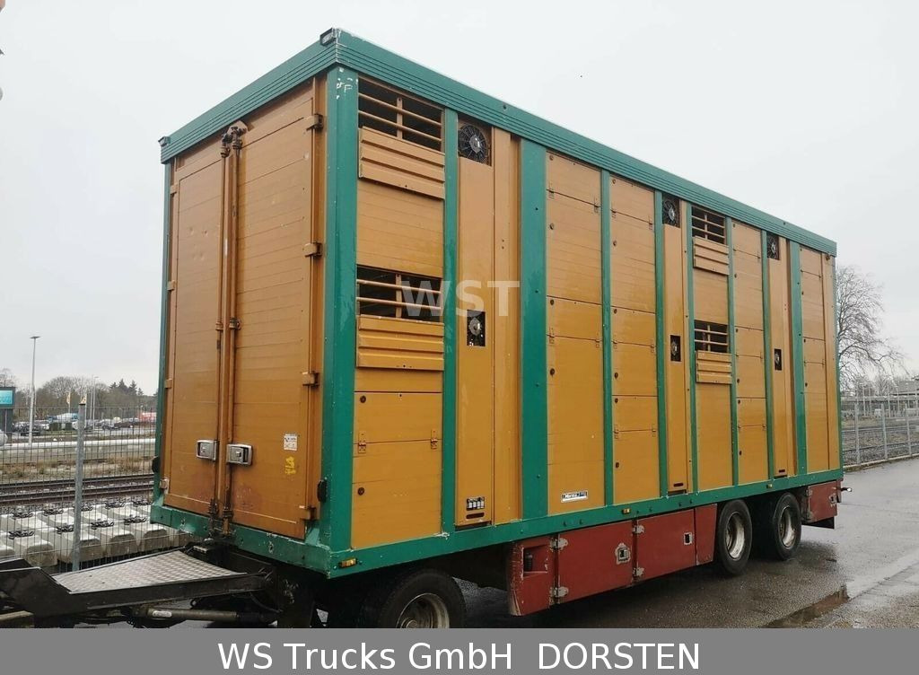 Remorcă transport animale Menke-Janzen Menke 2 Stock  Vollalu 8 m Hubdach Viehanhänger: Foto 10