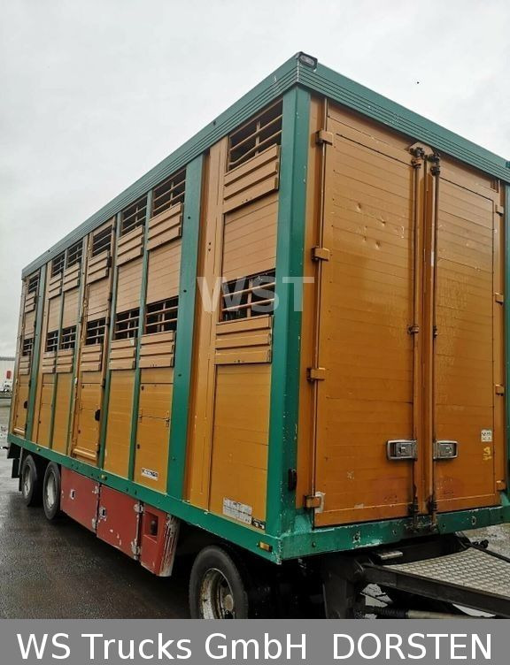 Remorcă transport animale Menke-Janzen Menke 2 Stock  Vollalu 8 m Hubdach Viehanhänger: Foto 5
