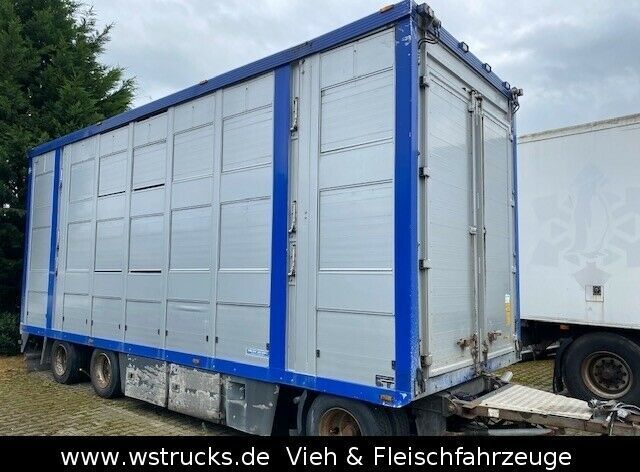 Remorcă transport animale Menke-Janzen Menke 3 Stock Ausahrbares Dach Vollalu Typ 2: Foto 2