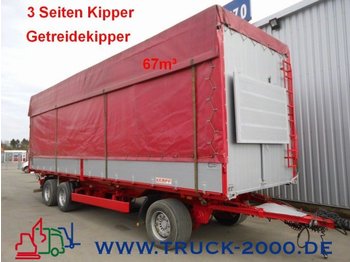 Kempf 3-Seiten Getreidekipper 67m³   9.80m Aufbaulänge - Remorcă basculantă