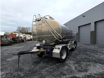 Magyar 3 AXLES - INSULATED STAINLESS STEEL TANK 17000L 1 COMP - Remorcă cisternă