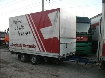 Humbaur Truck Center TC TA 3,5t 4,2m Pritsche + LBW EBS - Remorcă cu prelată