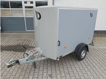  Cheval Liberté - aerodynamischer Koffer grau Hecktür Zurrsystem - Remorcă furgon