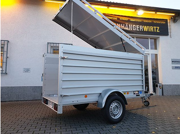  Koch - Alu Anhänger großer Deckelanhänger 4.13 Sonderhöhe 125cm innen lange Deichsel - Remorcă furgon