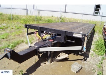  Vogelzang 2 axle flatbed trailer - Remorcă platformă