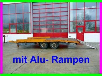 Kempf Tandemtieflader mit Alu  Rampen - Remorcă transport agabaritic