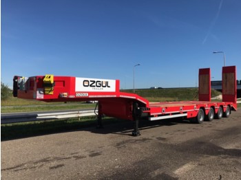 OZGUL LW4 70T 4 axle lowbed semi trailer, hydraulic ramps (300) - Remorcă transport agabaritic