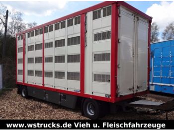 Menke 4 Stock Ausahrbares Dach Vollalu  - Remorcă transport animale