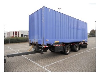GS Meppel BDF met bak! incl. Container - Remorcă transport containere/ Swap body