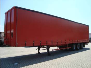 STAS O-38/3A 3-axle curtainsider - Remorcă transport containere/ Swap body