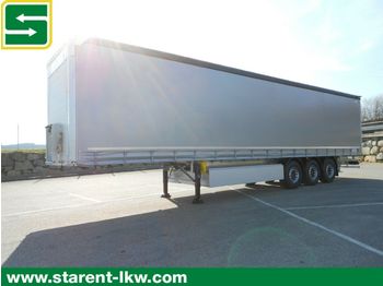 Semiremorcă prelată Schmitz Cargobull Tautliner, Liftachse, Palettenkasten