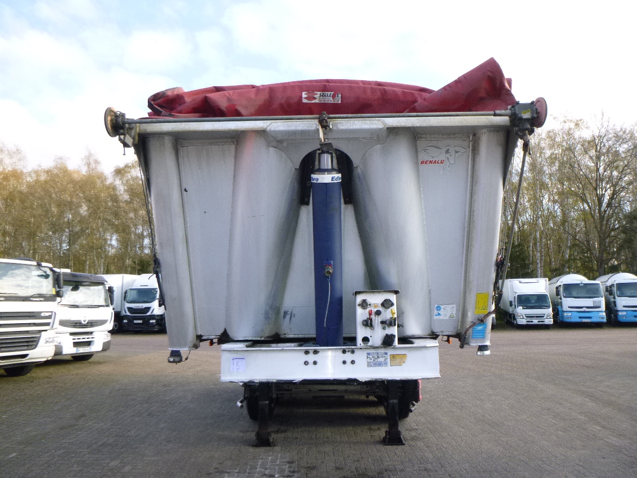 Semiremorcă basculantă Benalu Tipper trailer alu 22 m3: Foto 6