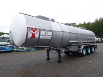 Semiremorcă cisternă pentru transport de produse chimice Burg Chemical / Food tank inox 36 m3 / 3 comp / ADR valid 03/2021: Foto 1