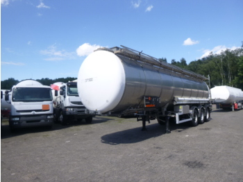 Semiremorcă cisternă pentru transport de produse chimice Burg Chemical tank inox 37.5 m3 / 1 comp: Foto 1
