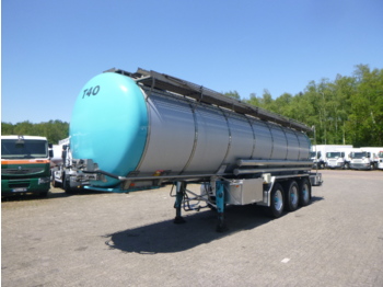 Semiremorcă cisternă pentru transport de produselor alimentare Burg Food tank inox 26.8 m3 / 1 comp + pump: Foto 1