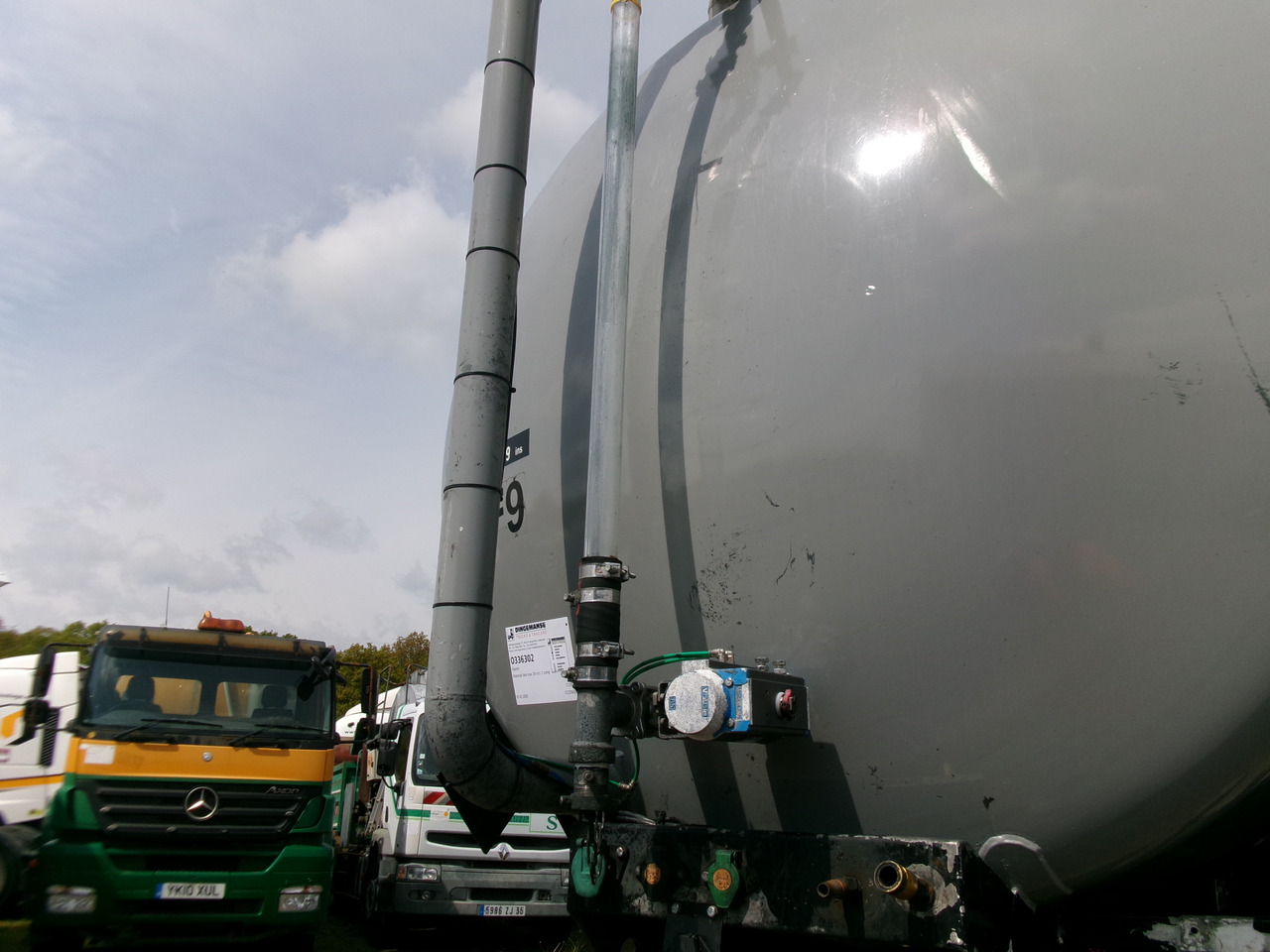 Semiremorcă cisternă pentru transport de produse chimice Clayton Chemical tank inox 30 m3 / 1 comp: Foto 13