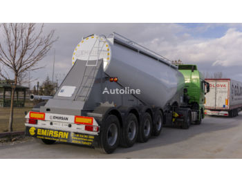 Semiremorcă cisternă pentru transport de ciment nou EMIRSAN 4 Axle Cement Tanker Trailer: Foto 1